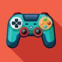 deporte palanca de mando logo vector gráfico imagen de un palanca de mando desde un vídeo juego.