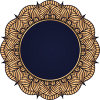 ramadan kareem lyx mandala ram. lyx mandala runda ram arabicum islamic öst stil. arabicum kalligrafi. gyllene ram. Ramadhan mubarak. orientalisk mandala bröllop ram png. png