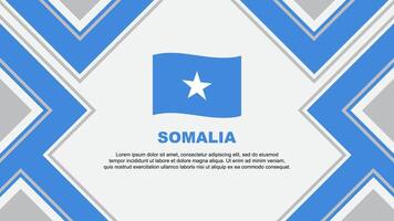 Somalia Flag Abstract Background Design Template. Somalia Independence Day Banner Wallpaper Vector Illustration. Somalia Vector