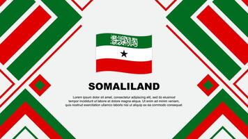 Somaliland Flag Abstract Background Design Template. Somaliland Independence Day Banner Wallpaper Vector Illustration. Somaliland Flag