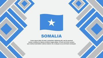 Somalia Flag Abstract Background Design Template. Somalia Independence Day Banner Wallpaper Vector Illustration. Somalia