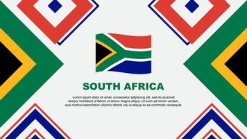 sur África bandera resumen antecedentes diseño modelo. sur África independencia día bandera fondo de pantalla vector ilustración. sur África independencia día