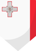 Malta vlag wimpel 3d tekenfilm stijl. png