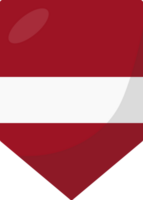lettland flagga vimpel 3d tecknad serie stil. png