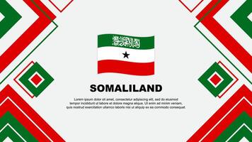 Somaliland Flag Abstract Background Design Template. Somaliland Independence Day Banner Wallpaper Vector Illustration. Somaliland Background