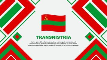Transnistria Flag Abstract Background Design Template. Transnistria Independence Day Banner Wallpaper Vector Illustration. Transnistria Illustration