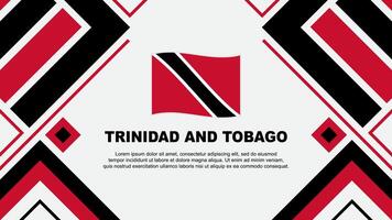 Trinidad And Tobago Flag Abstract Background Design Template. Trinidad And Tobago Independence Day Banner Wallpaper Vector Illustration. Trinidad And Tobago Flag