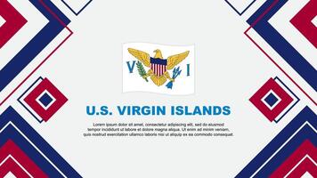 U.S. Virgin Islands Flag Abstract Background Design Template. U.S. Virgin Islands Independence Day Banner Wallpaper Vector Illustration. U.S. Virgin Islands Background