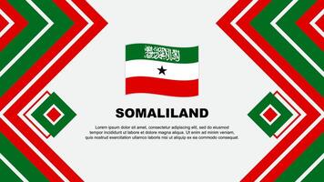 Somaliland Flag Abstract Background Design Template. Somaliland Independence Day Banner Wallpaper Vector Illustration. Somaliland Design