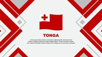 tonga bandera resumen antecedentes diseño modelo. tonga independencia día bandera fondo de pantalla vector ilustración. tonga ilustración