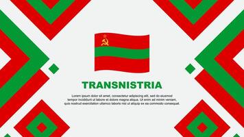 Transnistria Flag Abstract Background Design Template. Transnistria Independence Day Banner Wallpaper Vector Illustration. Transnistria Template