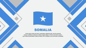 Somalia Flag Abstract Background Design Template. Somalia Independence Day Banner Wallpaper Vector Illustration. Somalia Illustration