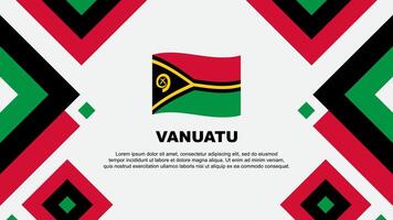 Vanuatu Flag Abstract Background Design Template. Vanuatu Independence Day Banner Wallpaper Vector Illustration. Vanuatu Template