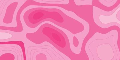 Pink abstract papercut background. Abstract background and pink waves layers. vector