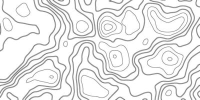 Geographic mountain relief. Abstract lines background. Seamless pattern with lines. vector