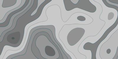 Pattern with waves. Abstract wave liquid flow background. Gray papercut and blue topographic lines. vector