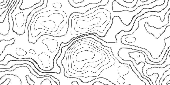 White background with topographic wavy pattern design. Abstract pattern with lines vector
