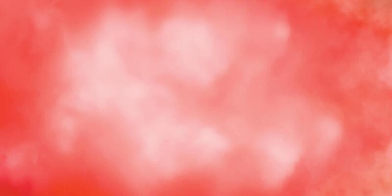 Watercolor soft focus background. Soft pastel pink and red watercolor background painted on white paper texture.
