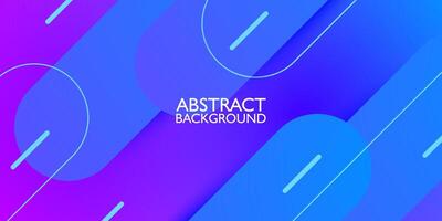 Abstract colorful blue and purple gradient illustration background with 3d look rectangle purple simple pattern. Dynamic design and luxury. Eps10 vector
