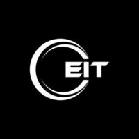 EIT Letter Logo Design, Inspiration for a Unique Identity. Modern Elegance and Creative Design. Watermark Your Success with the Striking this Logo. vector
