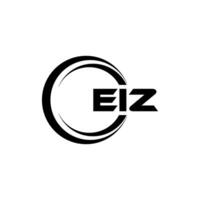 EIZ Letter Logo Design, Inspiration for a Unique Identity. Modern Elegance and Creative Design. Watermark Your Success with the Striking this Logo. vector