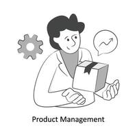 Product Management  Flat Style Design Vector illustration. Stock illustration