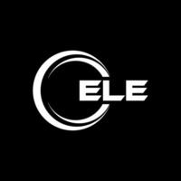 ELE Letter Logo Design, Inspiration for a Unique Identity. Modern Elegance and Creative Design. Watermark Your Success with the Striking this Logo. vector