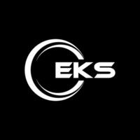 EKS Letter Logo Design, Inspiration for a Unique Identity. Modern Elegance and Creative Design. Watermark Your Success with the Striking this Logo. vector