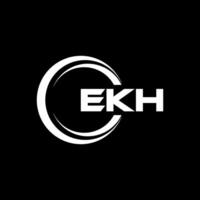 EKH Letter Logo Design, Inspiration for a Unique Identity. Modern Elegance and Creative Design. Watermark Your Success with the Striking this Logo. vector