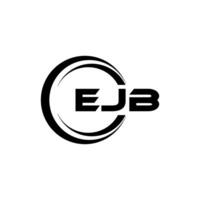 EJB Letter Logo Design, Inspiration for a Unique Identity. Modern Elegance and Creative Design. Watermark Your Success with the Striking this Logo. vector