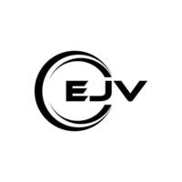 EJV Letter Logo Design, Inspiration for a Unique Identity. Modern Elegance and Creative Design. Watermark Your Success with the Striking this Logo. vector