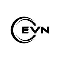 EVN Letter Logo Design, Inspiration for a Unique Identity. Modern Elegance and Creative Design. Watermark Your Success with the Striking this Logo. vector