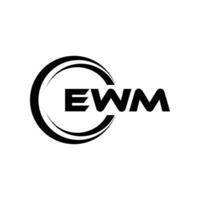 EWM Letter Logo Design, Inspiration for a Unique Identity. Modern Elegance and Creative Design. Watermark Your Success with the Striking this Logo. vector