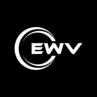 EWV Letter Logo Design, Inspiration for a Unique Identity. Modern Elegance and Creative Design. Watermark Your Success with the Striking this Logo. vector