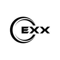 EXX Letter Logo Design, Inspiration for a Unique Identity. Modern Elegance and Creative Design. Watermark Your Success with the Striking this Logo. vector