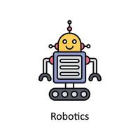 Robotics vector filled outline icon design illustration. Manufacturing units symbol on White background EPS 10 File