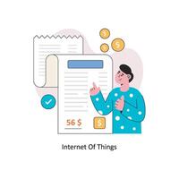 Internet of Things Flat Style Design Vector illustration. Stock illustration