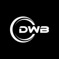 dwb letra logo diseño, inspiración para un único identidad. moderno elegancia y creativo diseño. filigrana tu éxito con el sorprendentes esta logo. vector