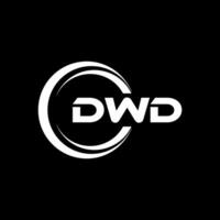 dwd letra logo diseño, inspiración para un único identidad. moderno elegancia y creativo diseño. filigrana tu éxito con el sorprendentes esta logo. vector