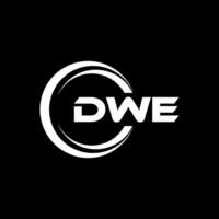 DWE Letter Logo Design, Inspiration for a Unique Identity. Modern Elegance and Creative Design. Watermark Your Success with the Striking this Logo. vector