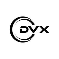 dvx letra logo diseño, inspiración para un único identidad. moderno elegancia y creativo diseño. filigrana tu éxito con el sorprendentes esta logo. vector