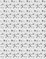 Seamless pattern with black and white doodle fast food icons. Fast food seamless pattern with vector line icons. junk food patterns for cover, printing and business. food backdrop.