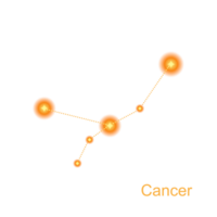 cáncer estrella constelación png