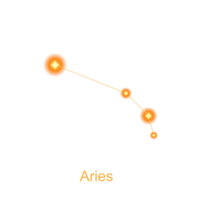 Aries estrella constelación png