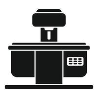 Digital machinery icon simple vector. Control production vector