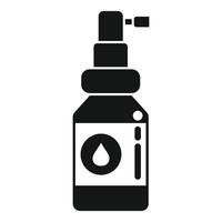 Nose spray icon simple vector. Medical supplement vector