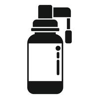 Care medical spray icon simple vector. Supplement remedy vector