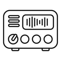 Laboratory research device icon outline vector. Analysis equipment vector