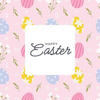 Happy Easter banner vector