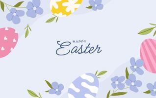 Happy Easter background vector